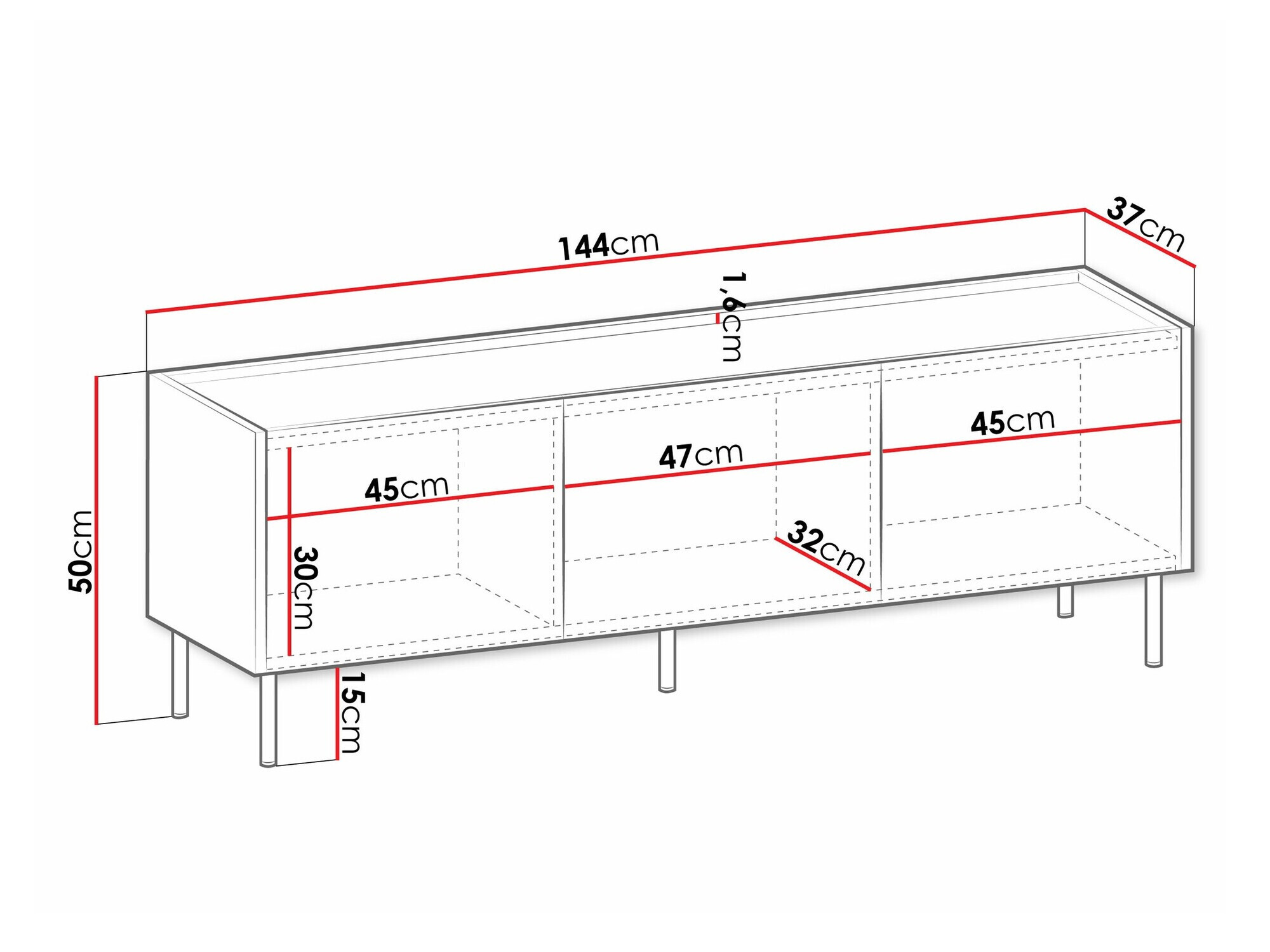 TV-Möbel Comfivo Belviro