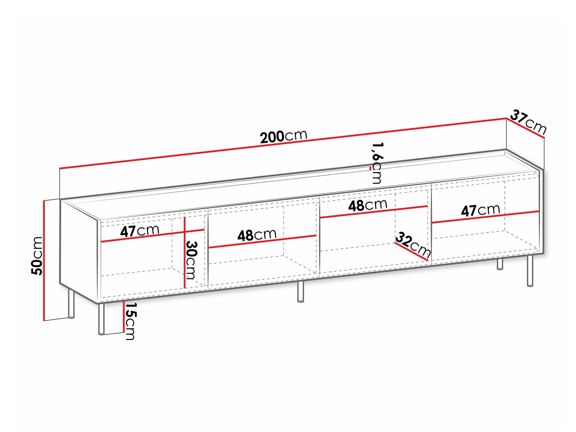 TV-Möbel Comfivo Belviro I