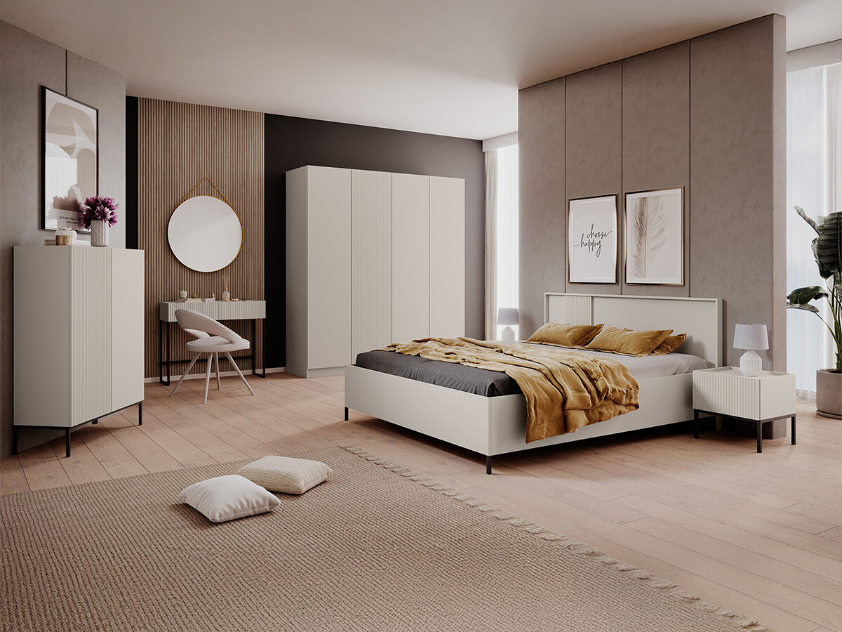 Kleiderschrank Lunole 107 (Kaschmir)