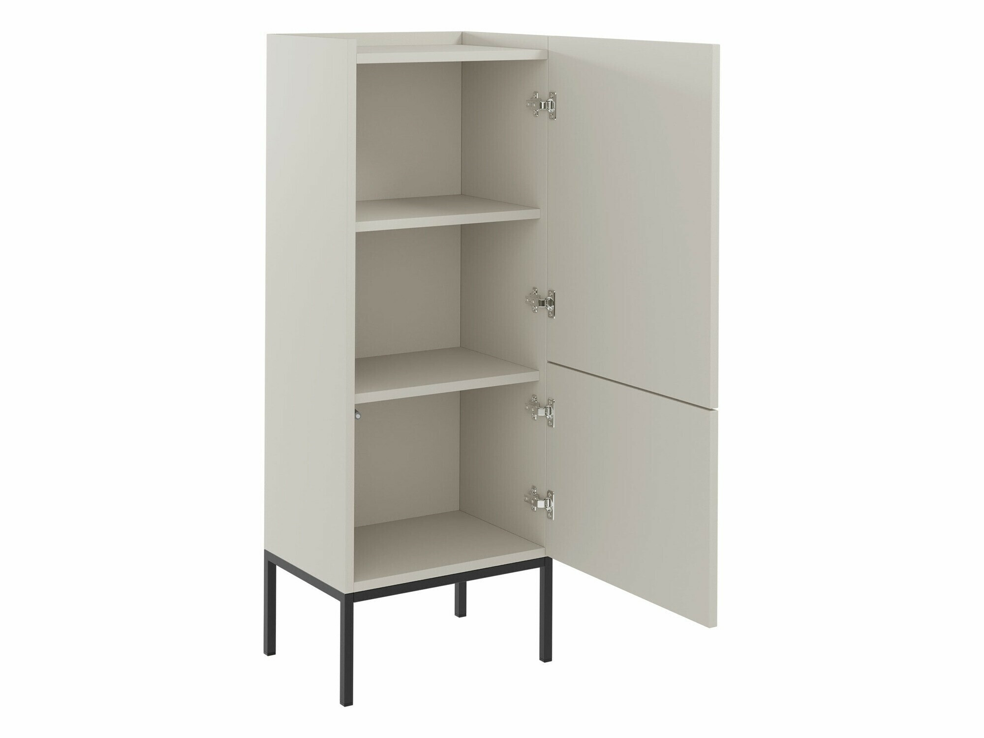 Regal Lunole 102 (Artisan Eichenholzoptik + Schwarz)