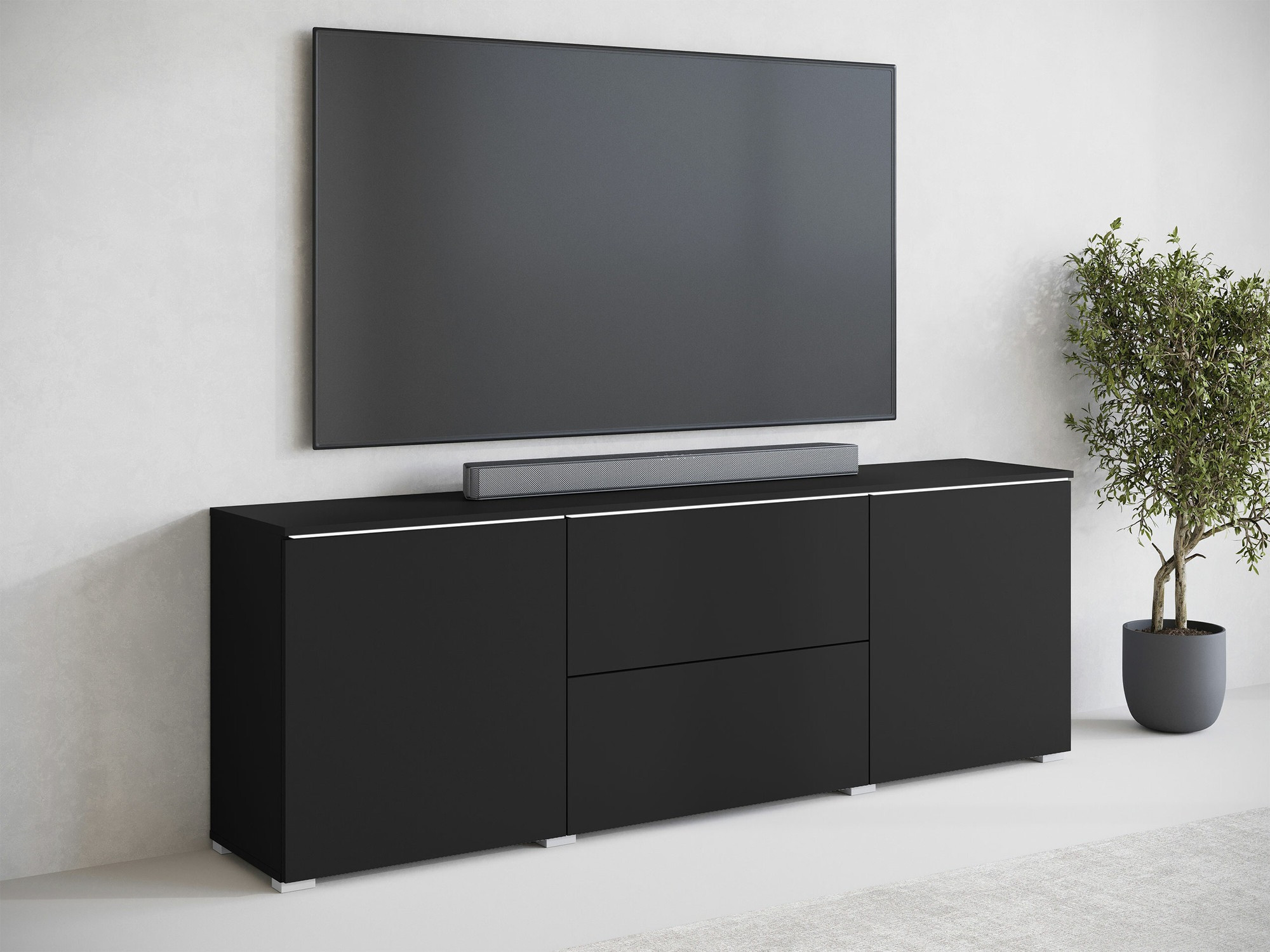 TV-Möbel Mirfivo 104 (Graphit)