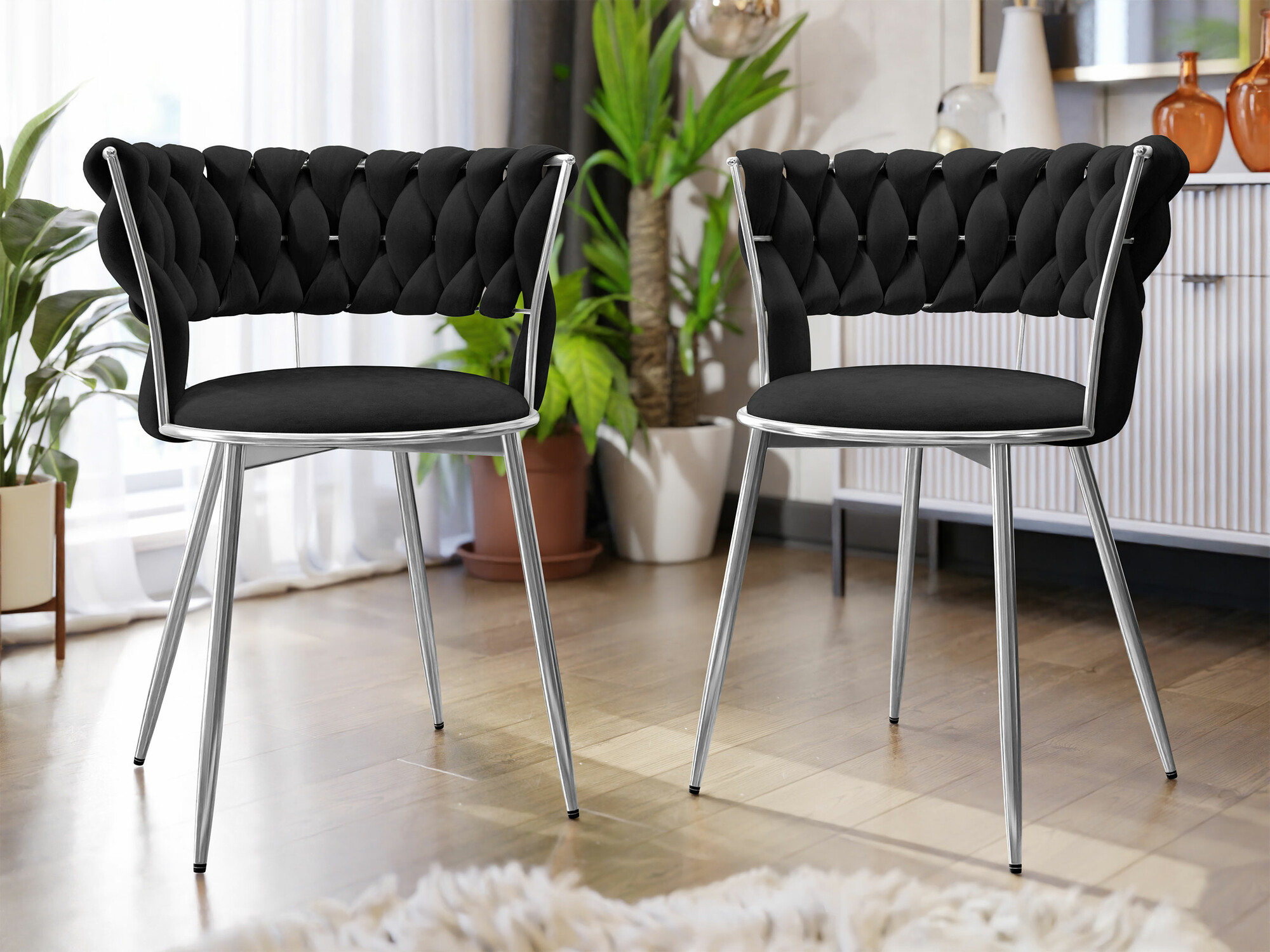 Stuhl Comfivo Hilaritas X (Silber + Schwarz)