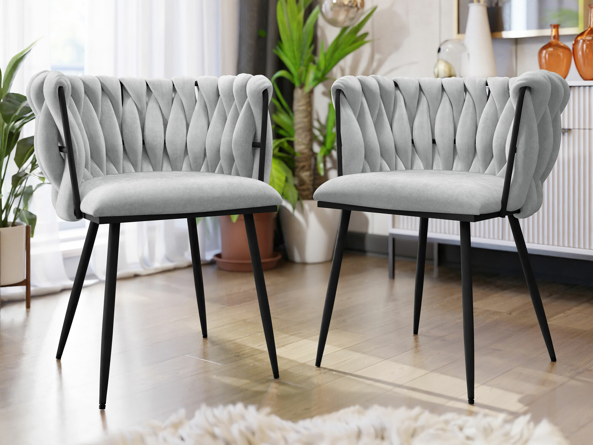 Stuhl Comfivo Hilaritas XI (Schwarz + Grau)