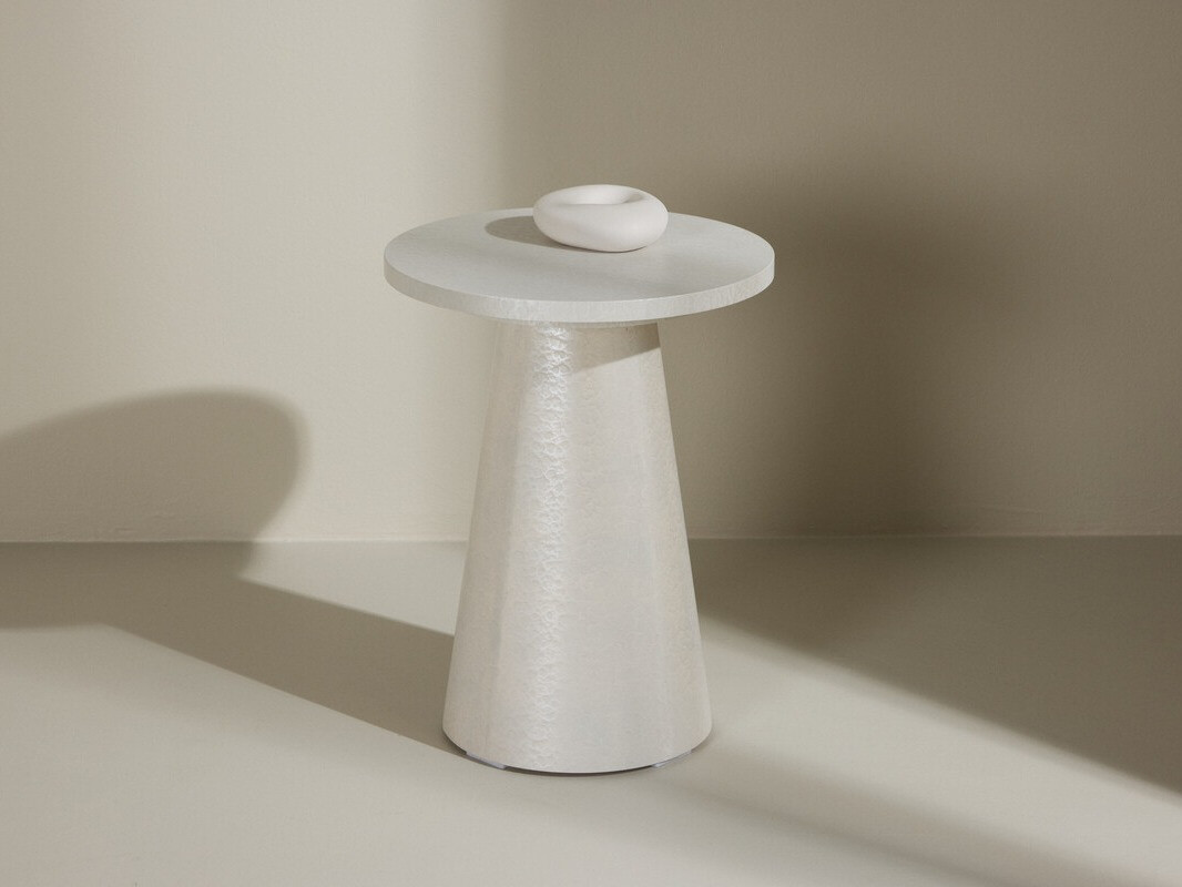 Beistelltisch Dallas 4765 (Weiß glänzend)