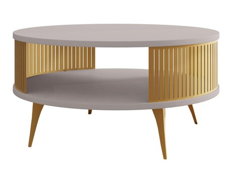 Couchtisch Sordore 101 (Gold + Kaschmir)