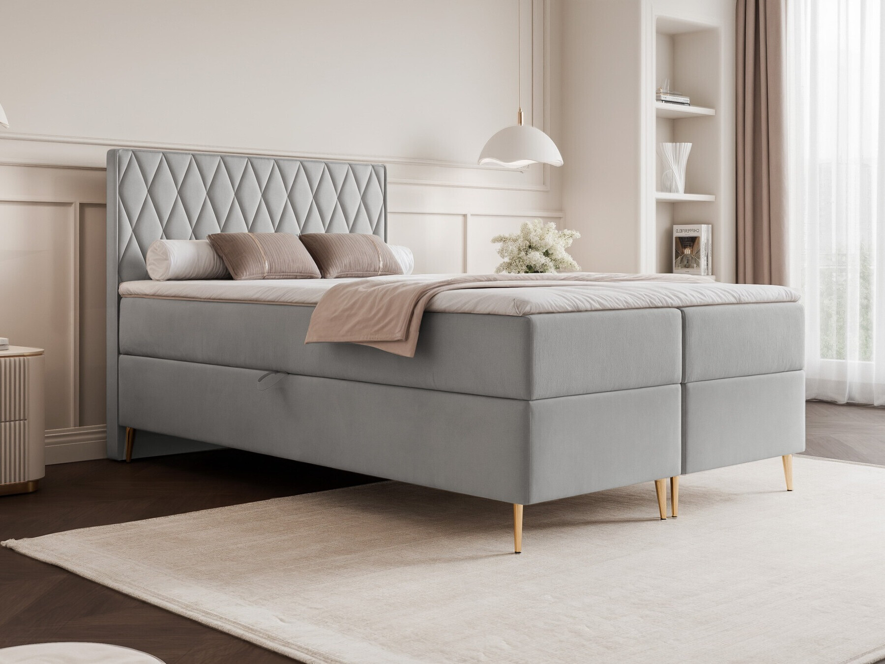 Boxspringbett Martinez 110 (Magic Velvet 2240)