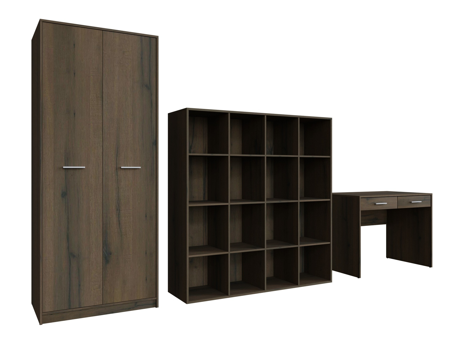 Heimbüro-Set Novsore 166 (Eichenholzoptik dunkel)