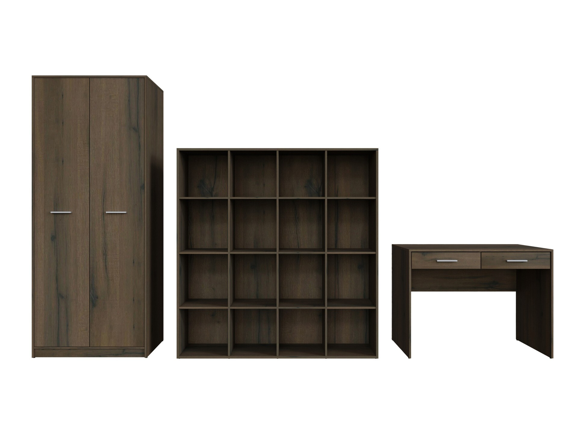 Heimbüro-Set Novsore 166 (Eichenholzoptik dunkel)