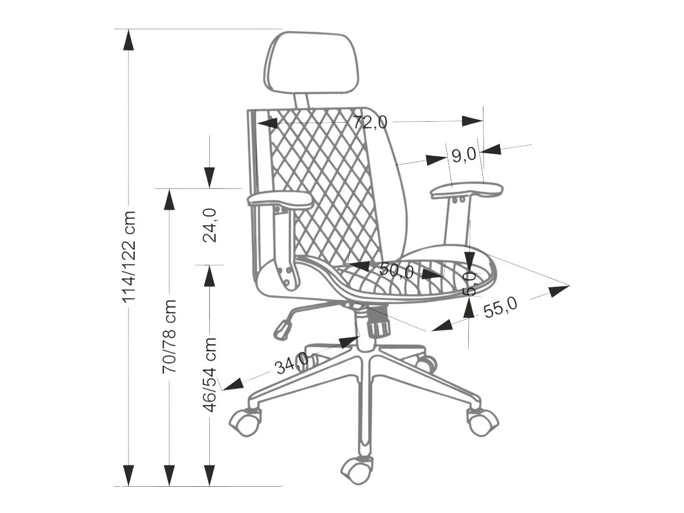 Bürostuhl Houston 1925 (Beige)