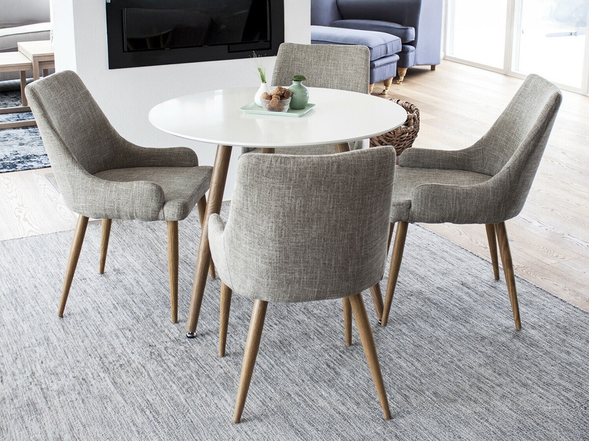 Essgruppe Dallas 2447 (Grau + Eichenholzoptik)