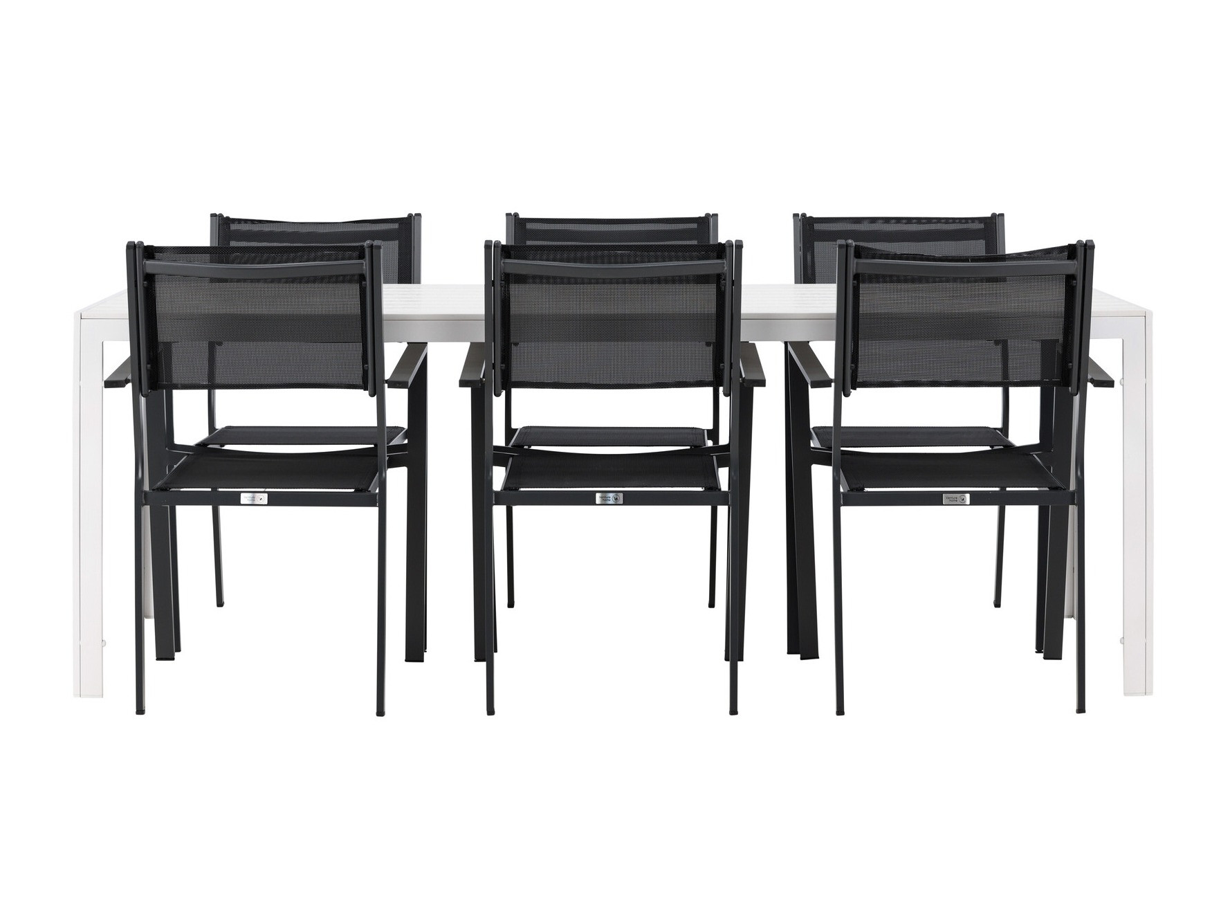 Tisch und Stühle Dallas 4806 (Weiß)