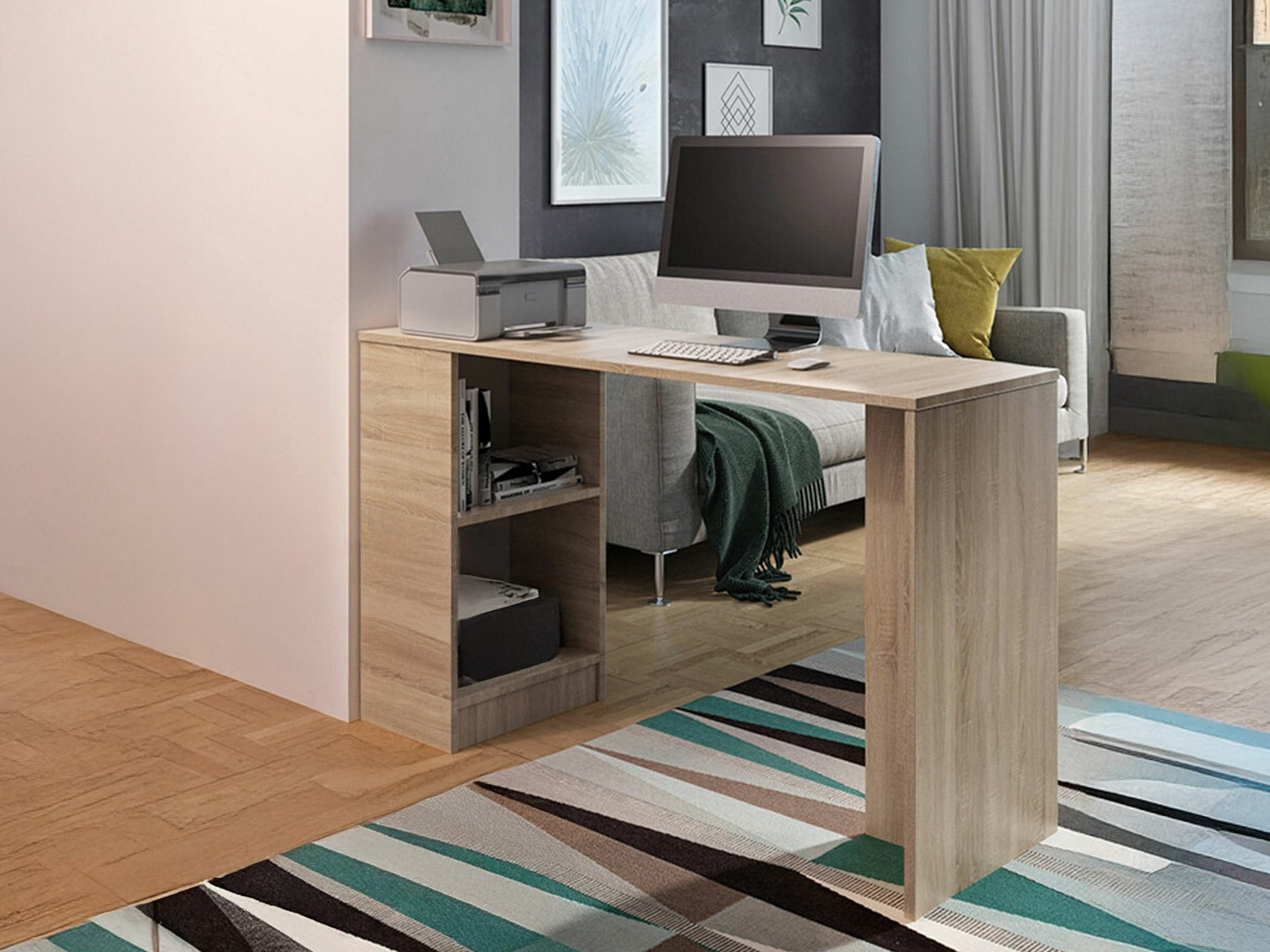 Bürotisch Dover 113 (Sonoma Eichenholzoptik)