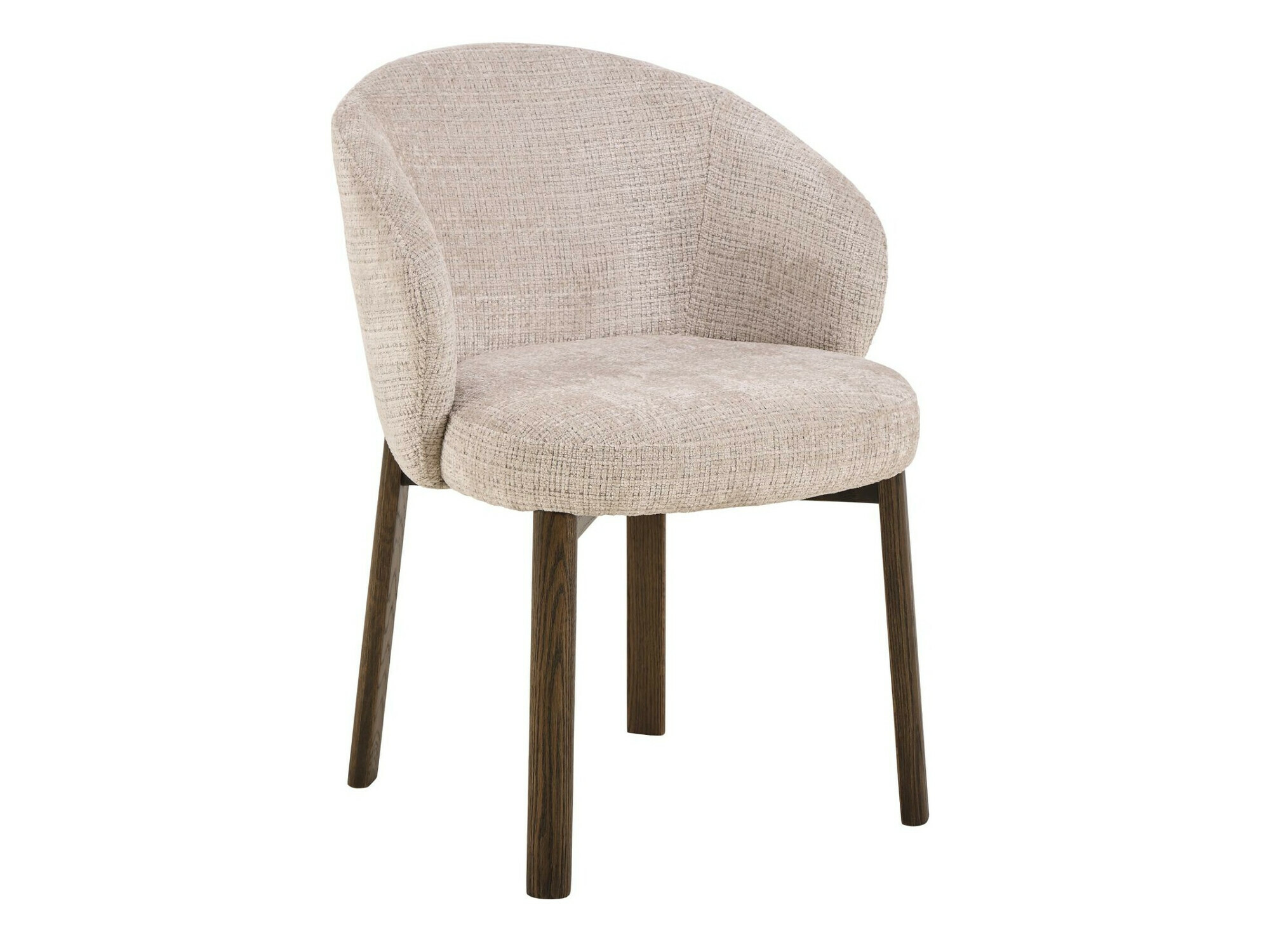 Stuhl Norsica 1001 (Beige + Dunkelbraun)