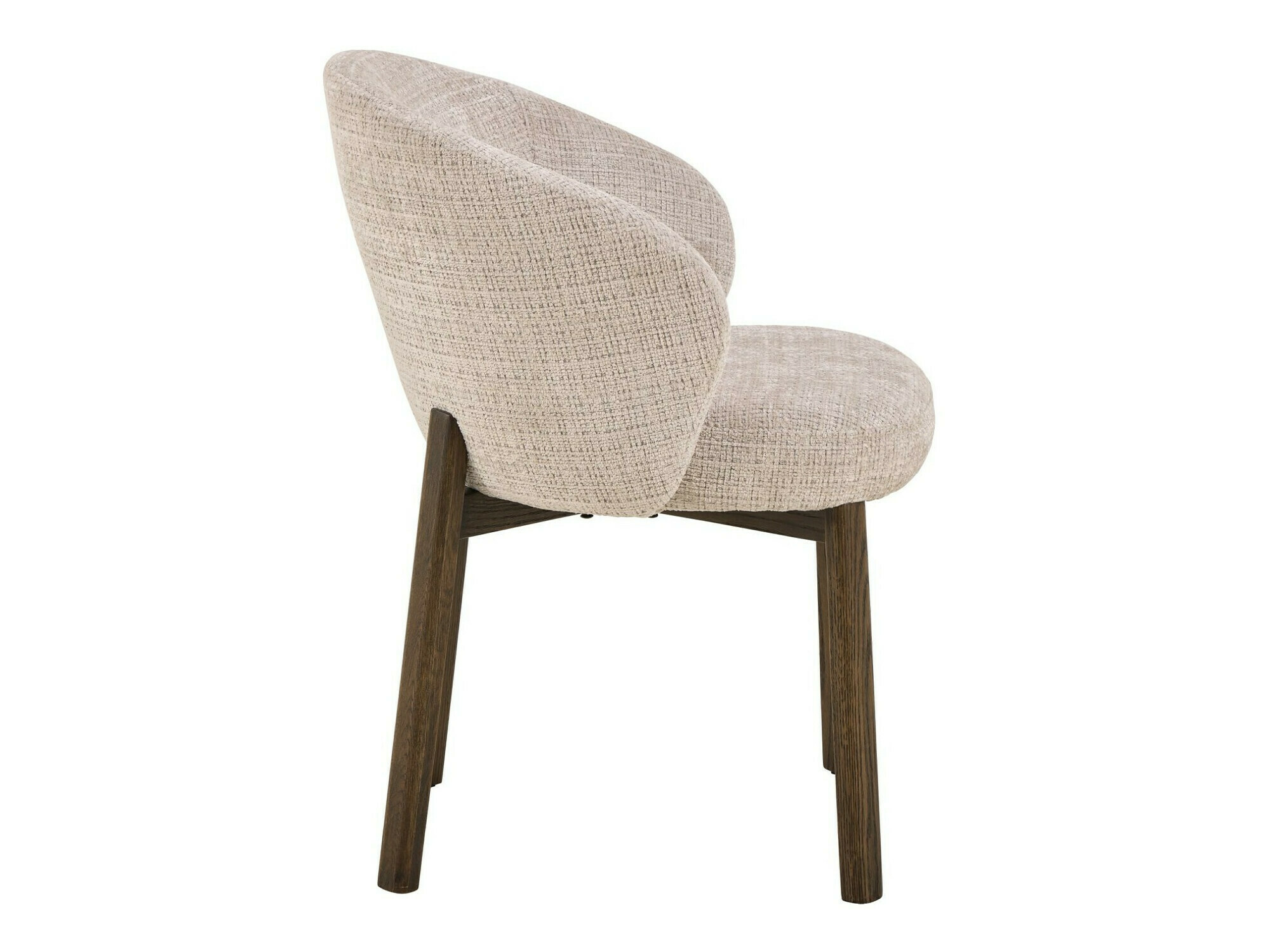 Stuhl Norsica 1001 (Beige + Dunkelbraun)