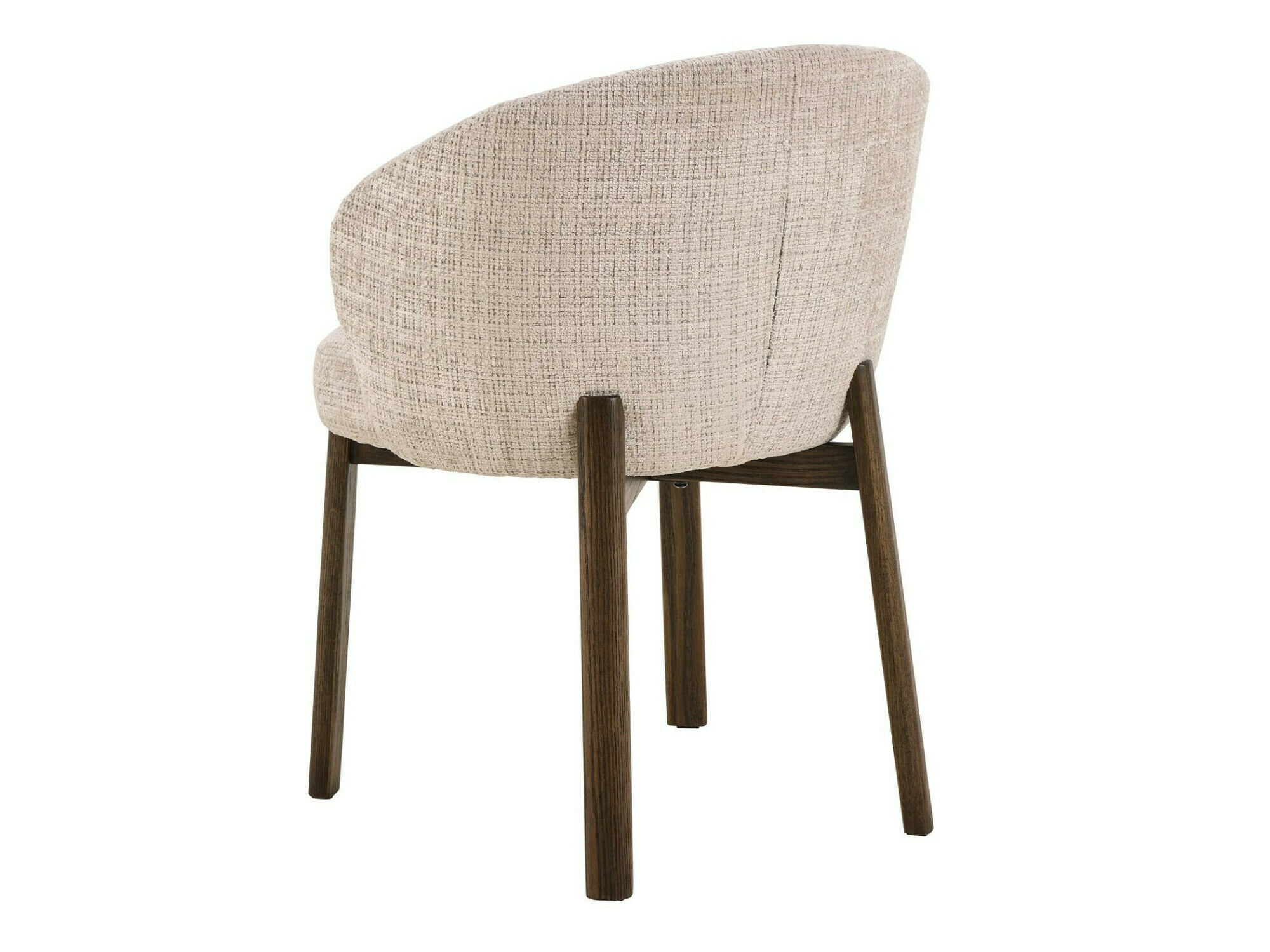 Stuhl Norsica 1001 (Beige + Dunkelbraun)