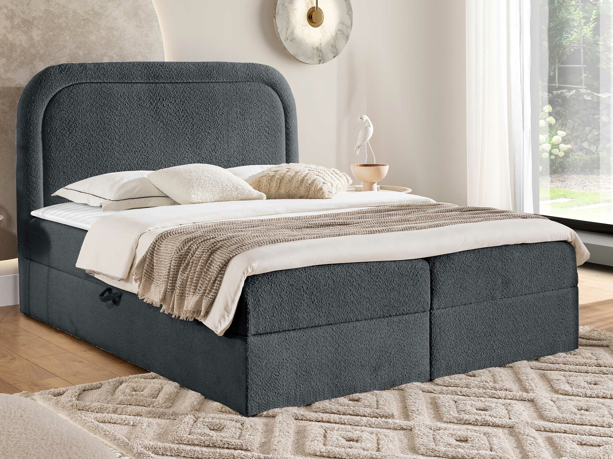 Boxspringbett Color (Coral 80)