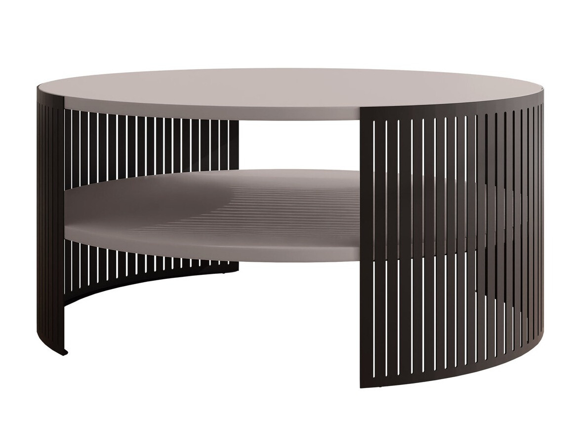 Couchtisch Civer (Schwarz + Kaschmir)