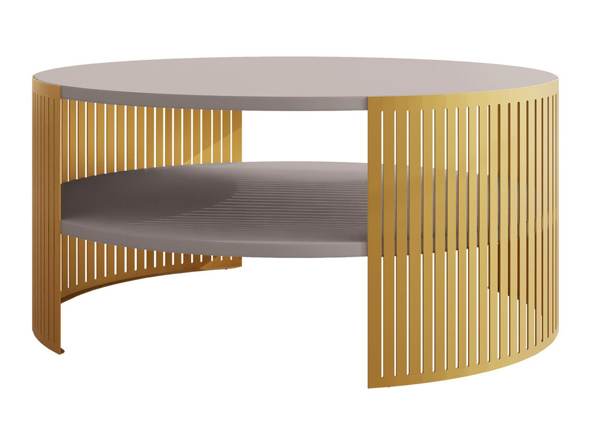 Couchtisch Sordore 103 (Gold + Kaschmir)