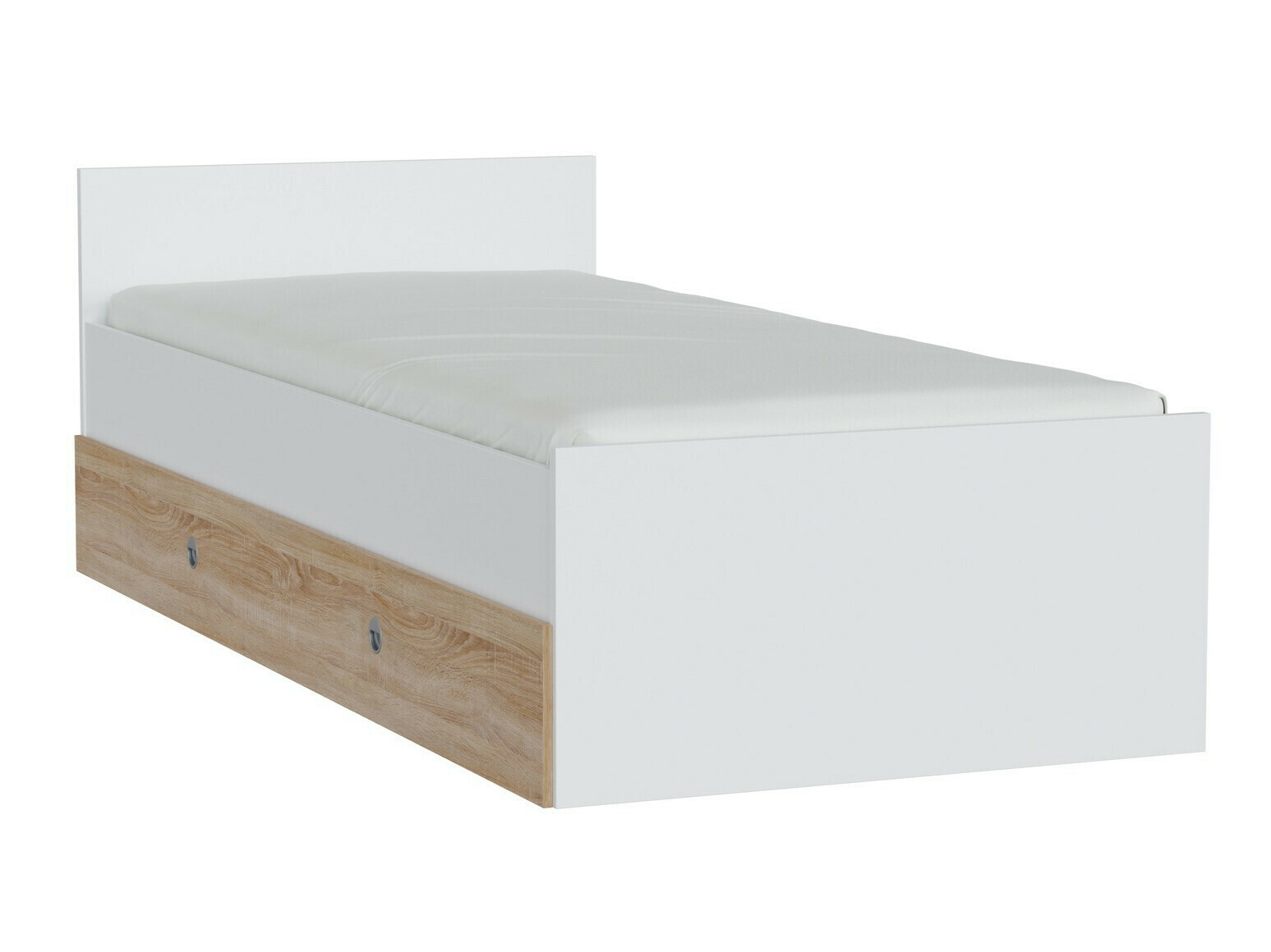 Bett Novsore 126 (Weiß)
