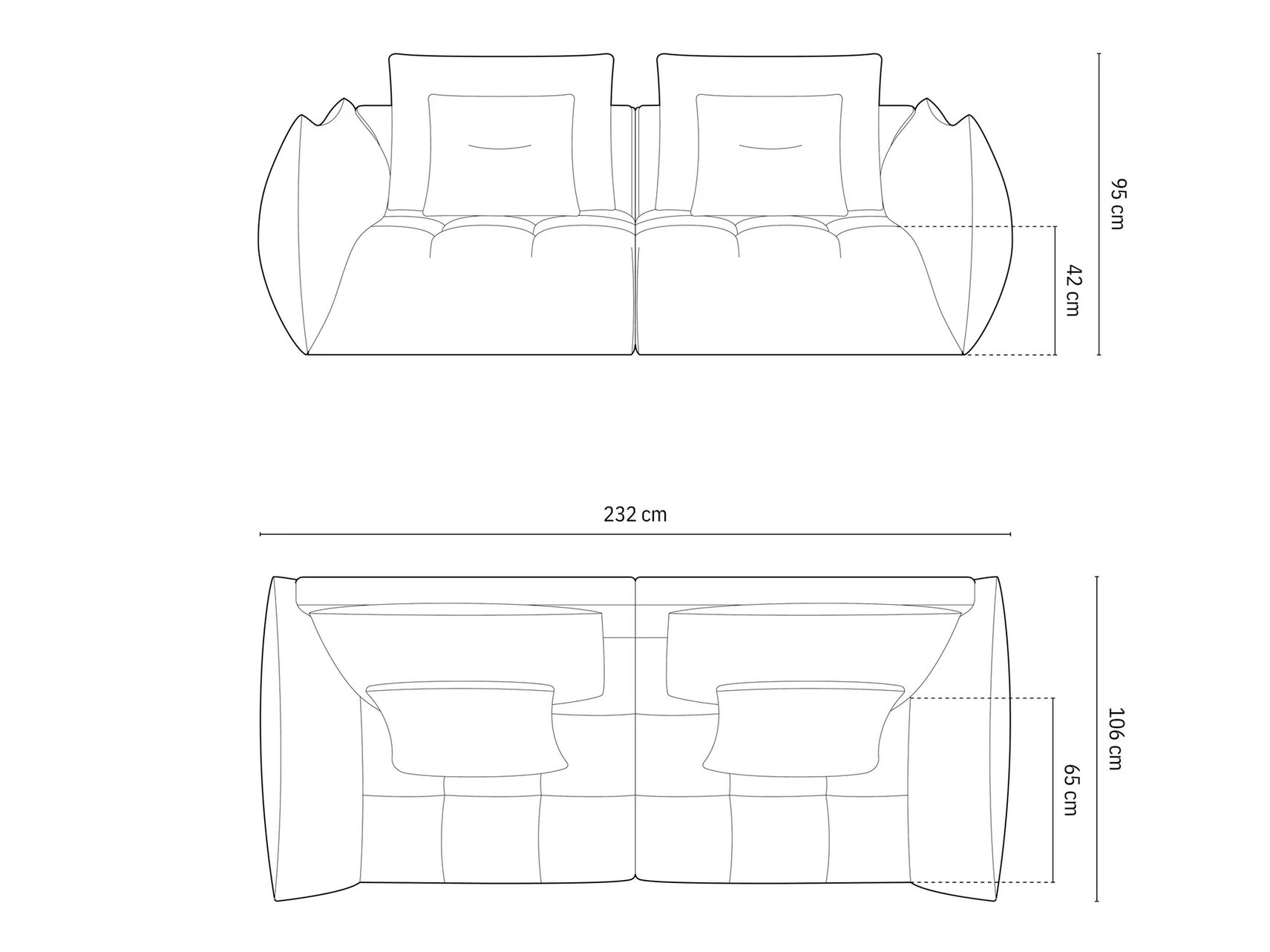 Modulares Sofa Benorli 100 (City 05)
