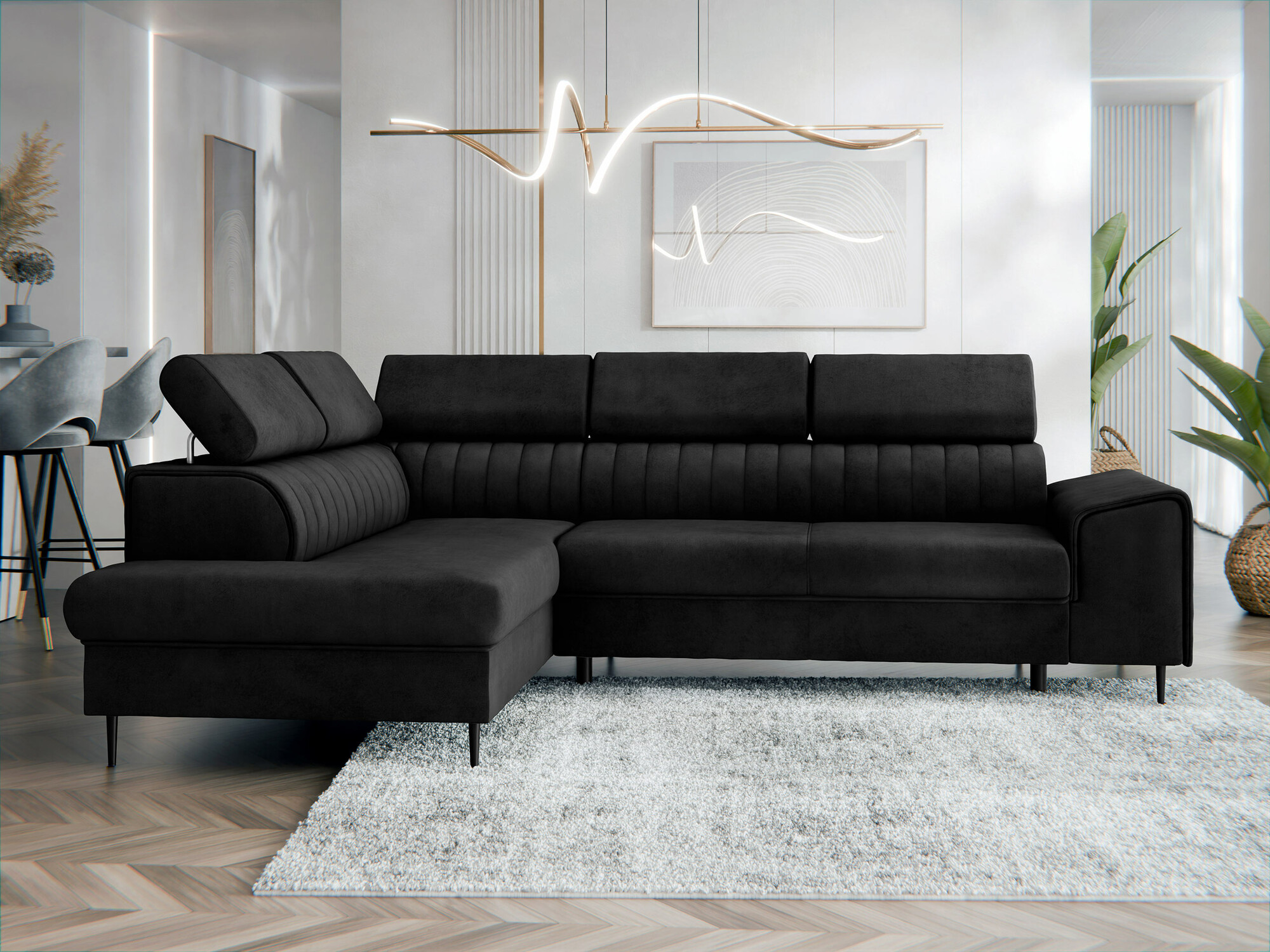 Ecksofa Comfivo 446 (Magic Velvet 2219)