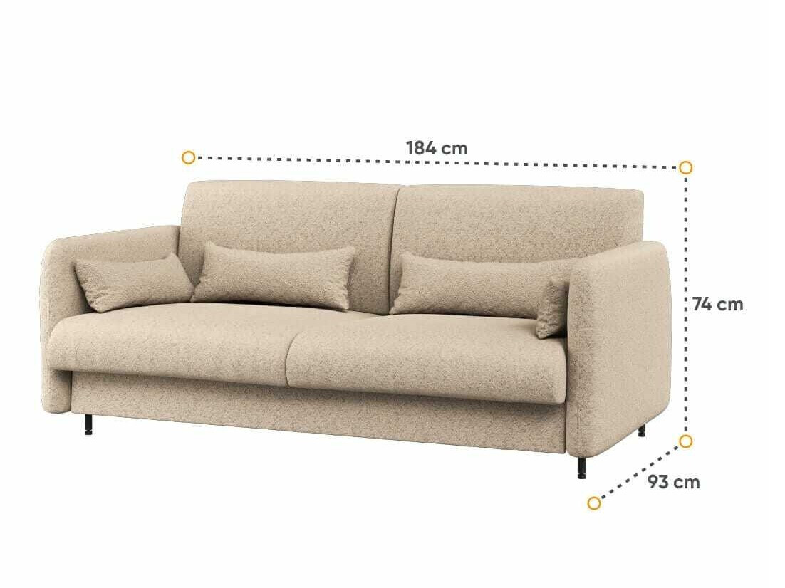 Möbel-Set Concept Pro Lenart VI (Weiß glänzend + Weiß + Blau)