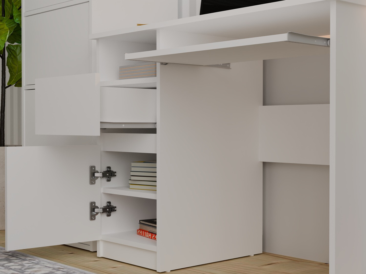 Bürotisch Mandeville 269 (Weiß)