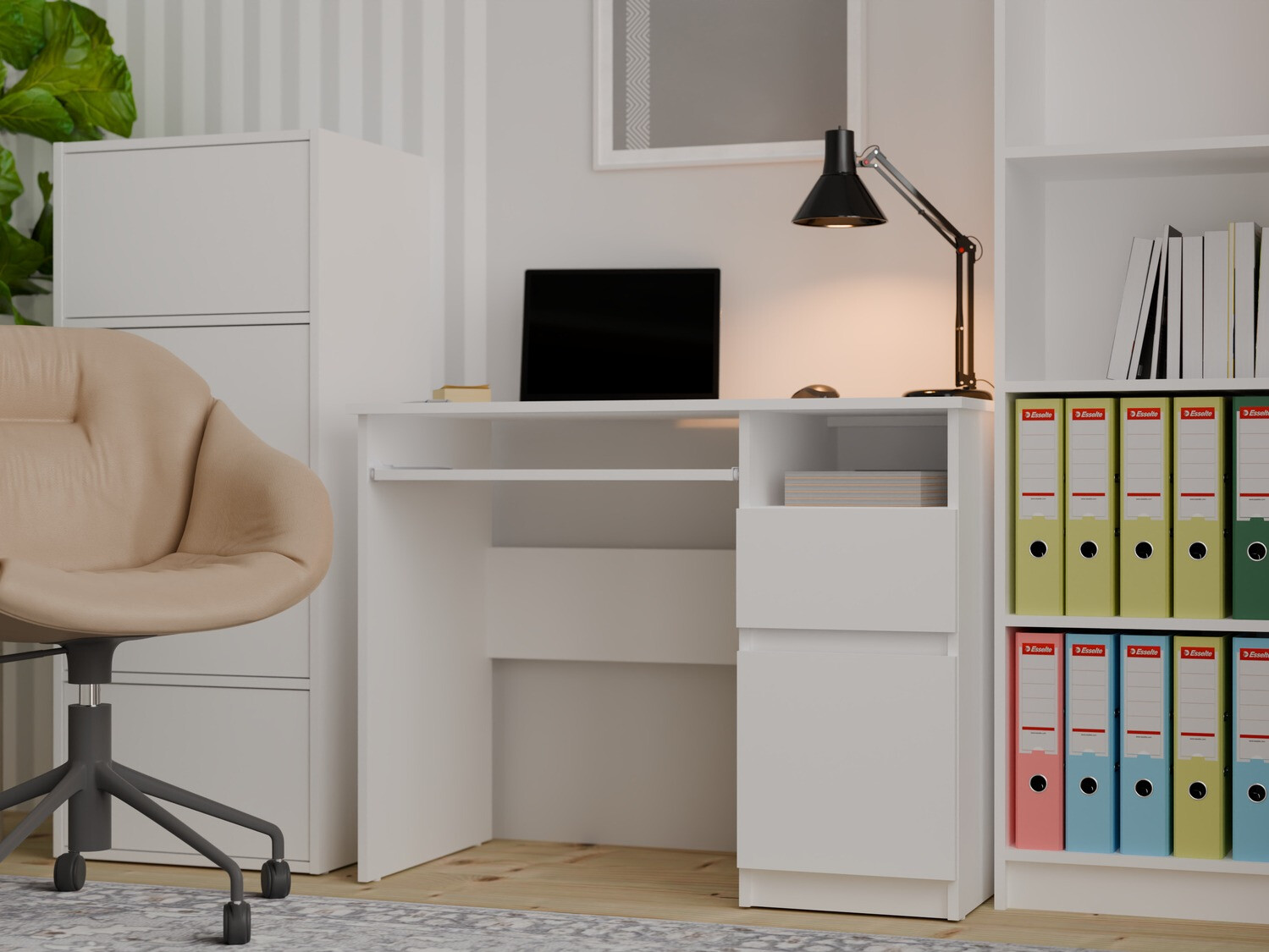 Bürotisch Mandeville 269 (Weiß)