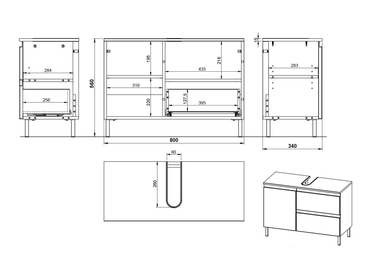 Badezimmer-Set Talmira 114