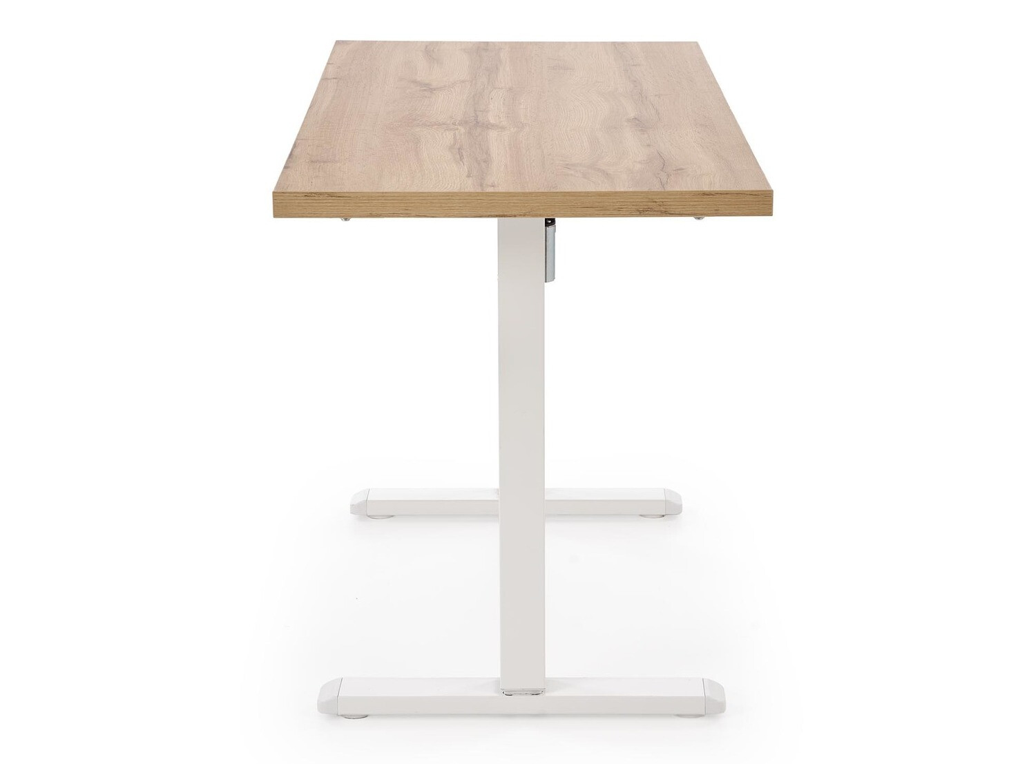 Höhenverstellbarer Schreibtisch Houston 1942 (Artisan Eichenholzoptik + Weiß)