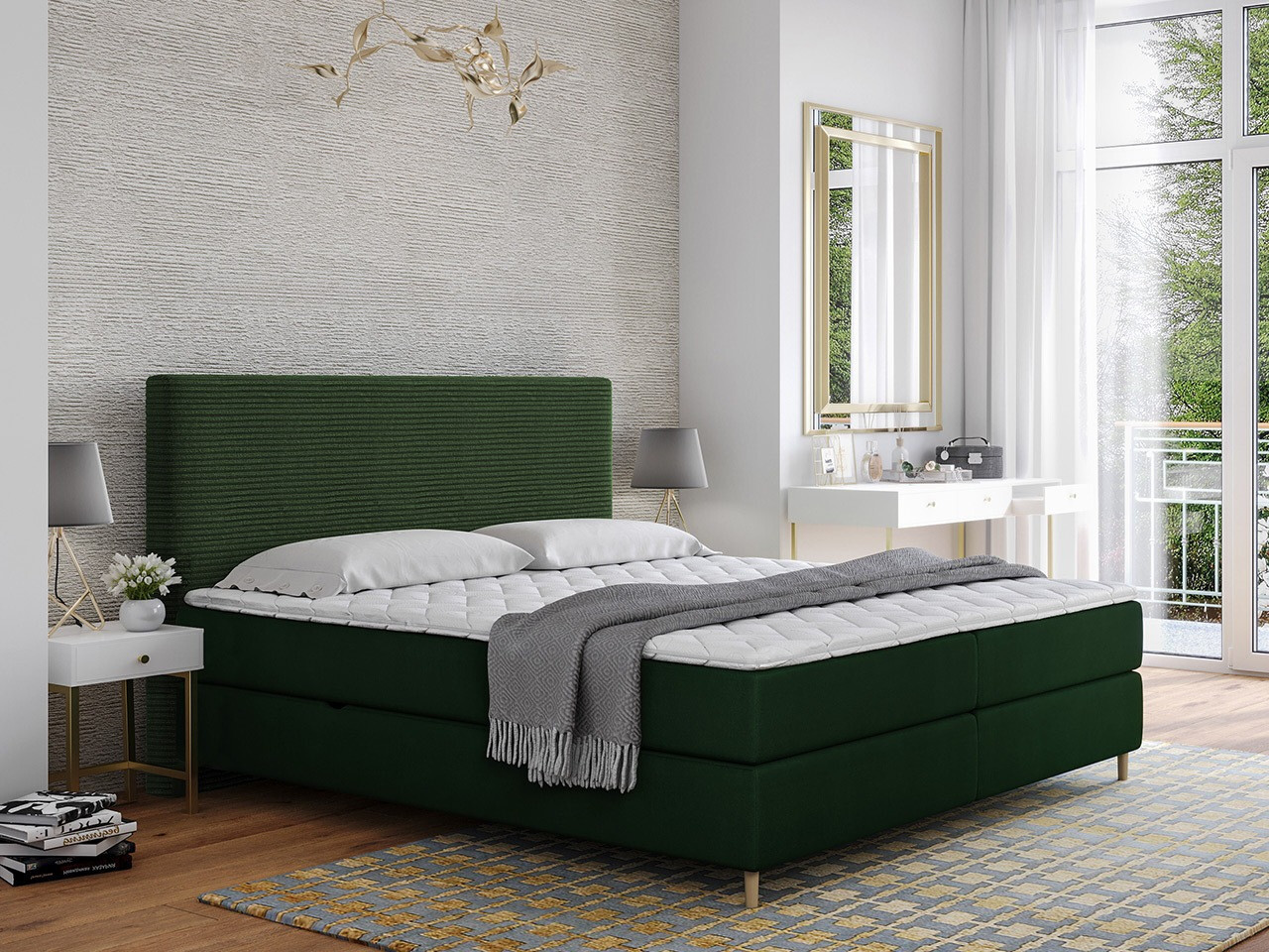 Boxspringbett ComfiDream Miraara (Poso 14 + Kronos 14)