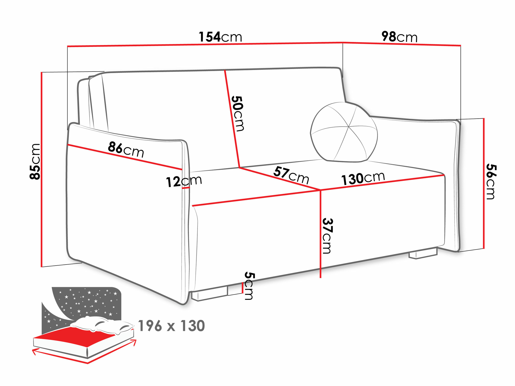 Schlafsofa Velven III (Soul 1)