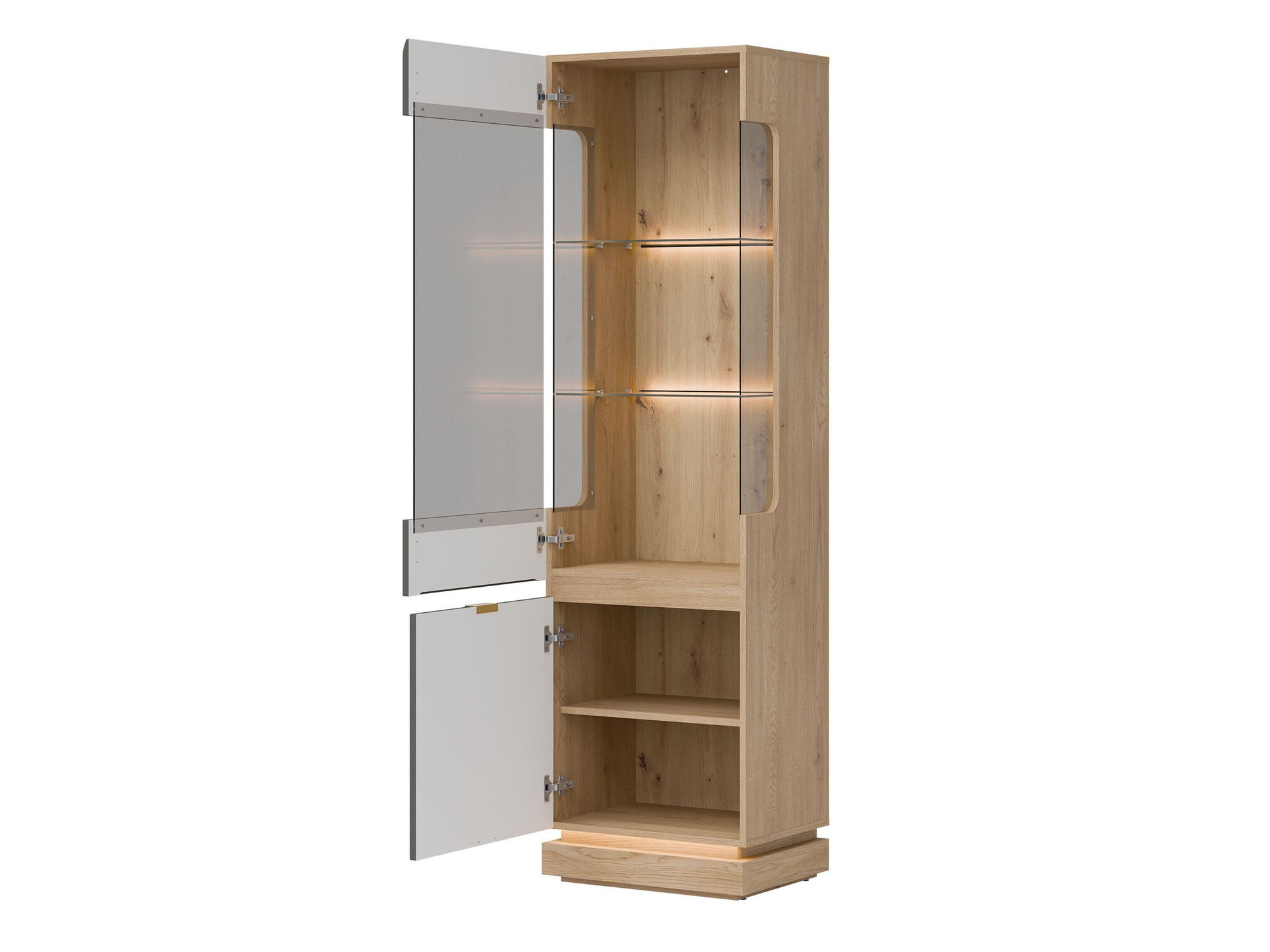 Regal Teselbu 109 (Grau + Eichenholzoptik)