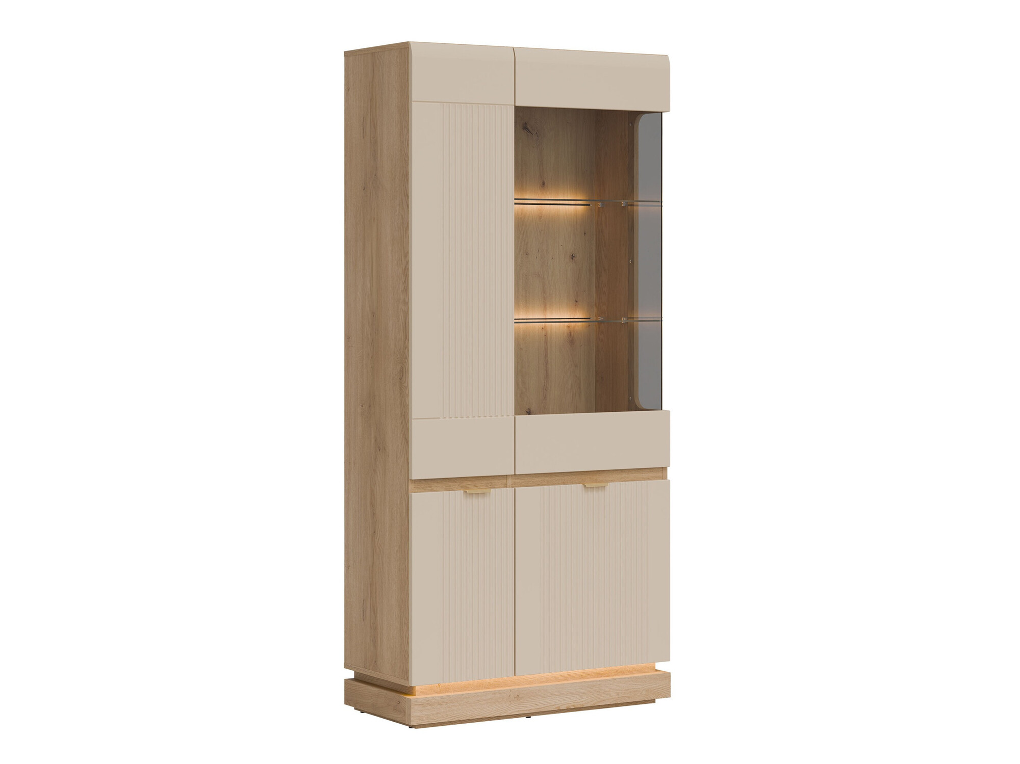 Regal Teselbu 111 (Kaschmir + Eichenholzoptik)