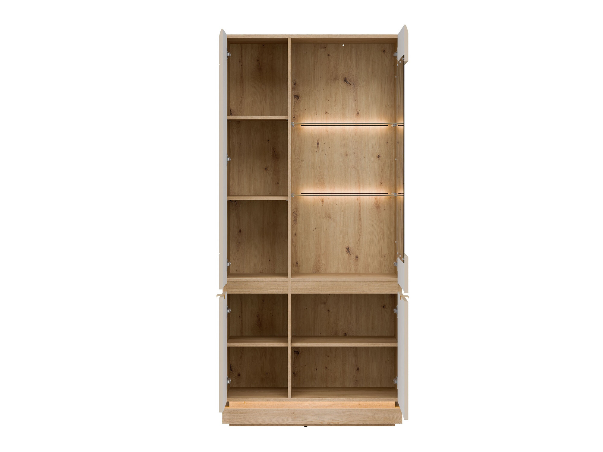 Regal Teselbu 111 (Kaschmir + Eichenholzoptik)