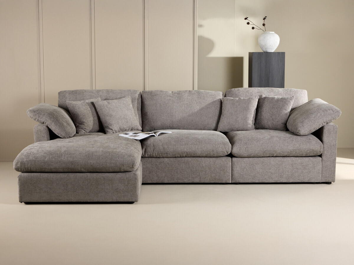 Ecksofa Dallas 4813 (Dunkelgrau)