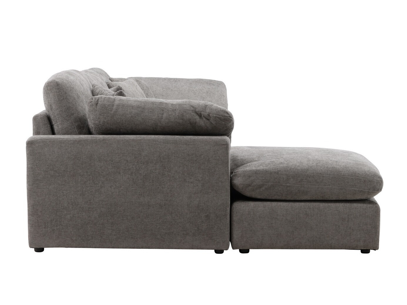 Ecksofa Dallas 4813 (Dunkelgrau)
