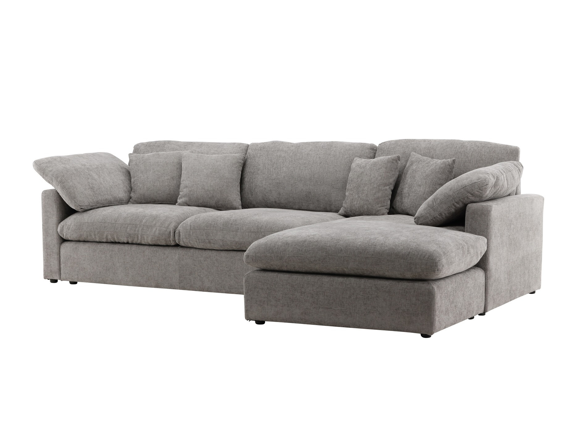 Ecksofa Dallas 4813 (Dunkelgrau)