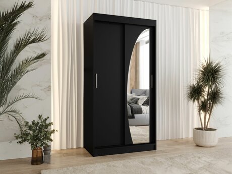 Kleiderschrank Hartford 498 (Schwarz)