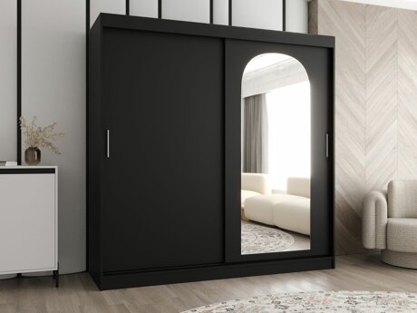 Kleiderschrank Hartford 499 (Schwarz)