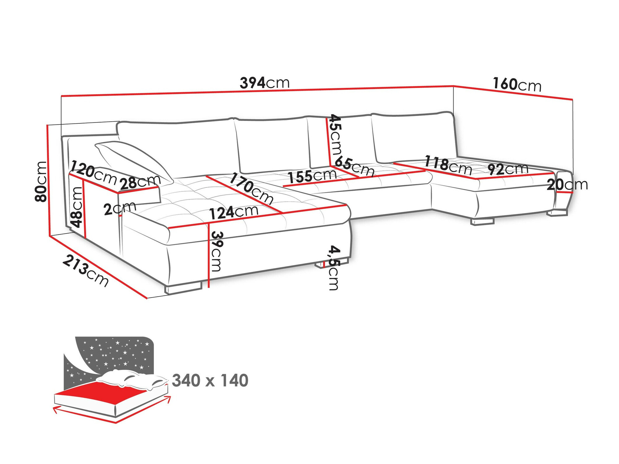 Ecksofa Comfivo 106 (Clara 215.02)
