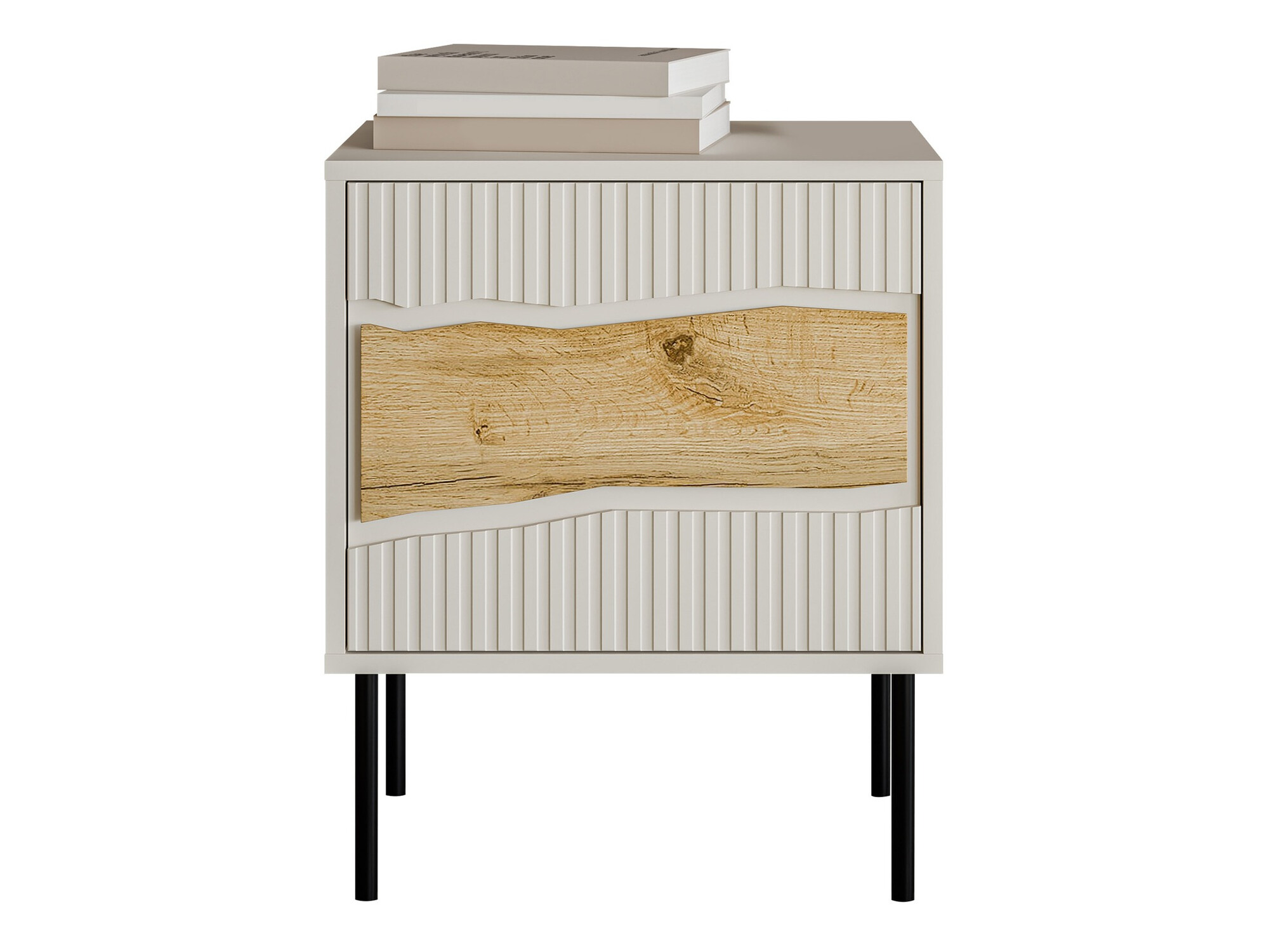 Set mit Nachttischen Monevare 104 (Wotan Eiche + Kaschmir)