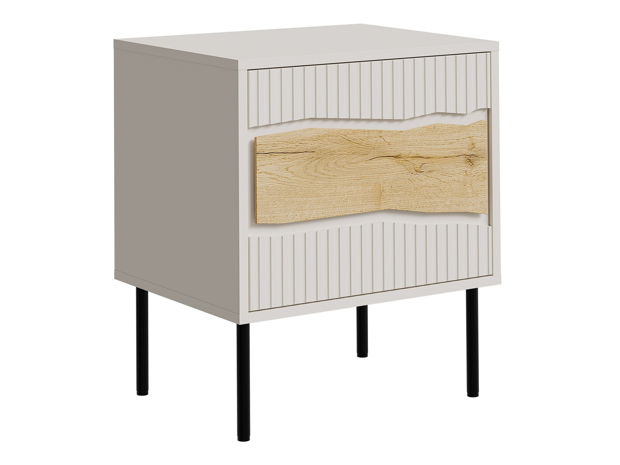 Set mit Nachttischen Monevare 104 (Wotan Eiche + Kaschmir)