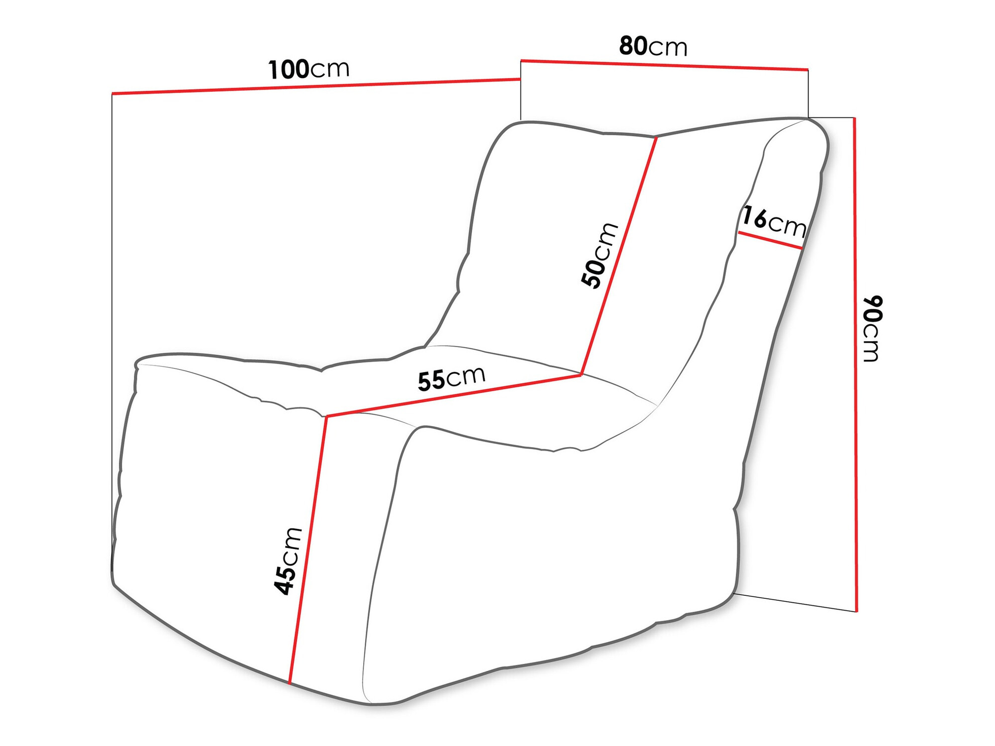 Sitzsack Passeral (Poso 27)