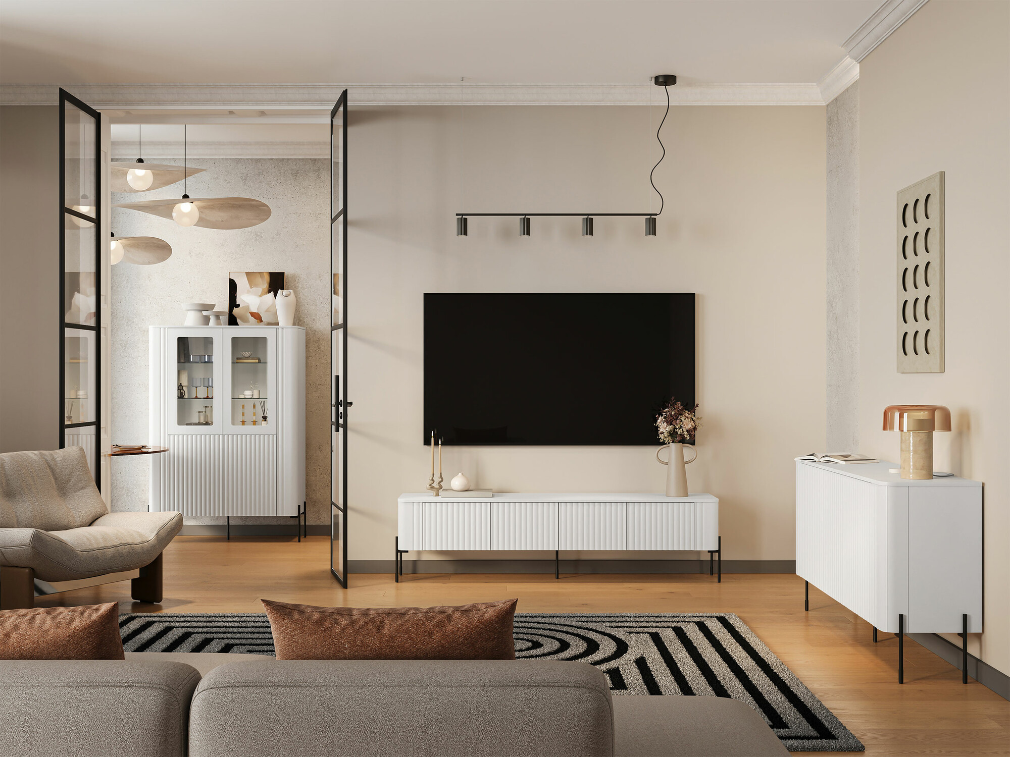 Wohnzimmer-Sets Nobilitas (Weiß)