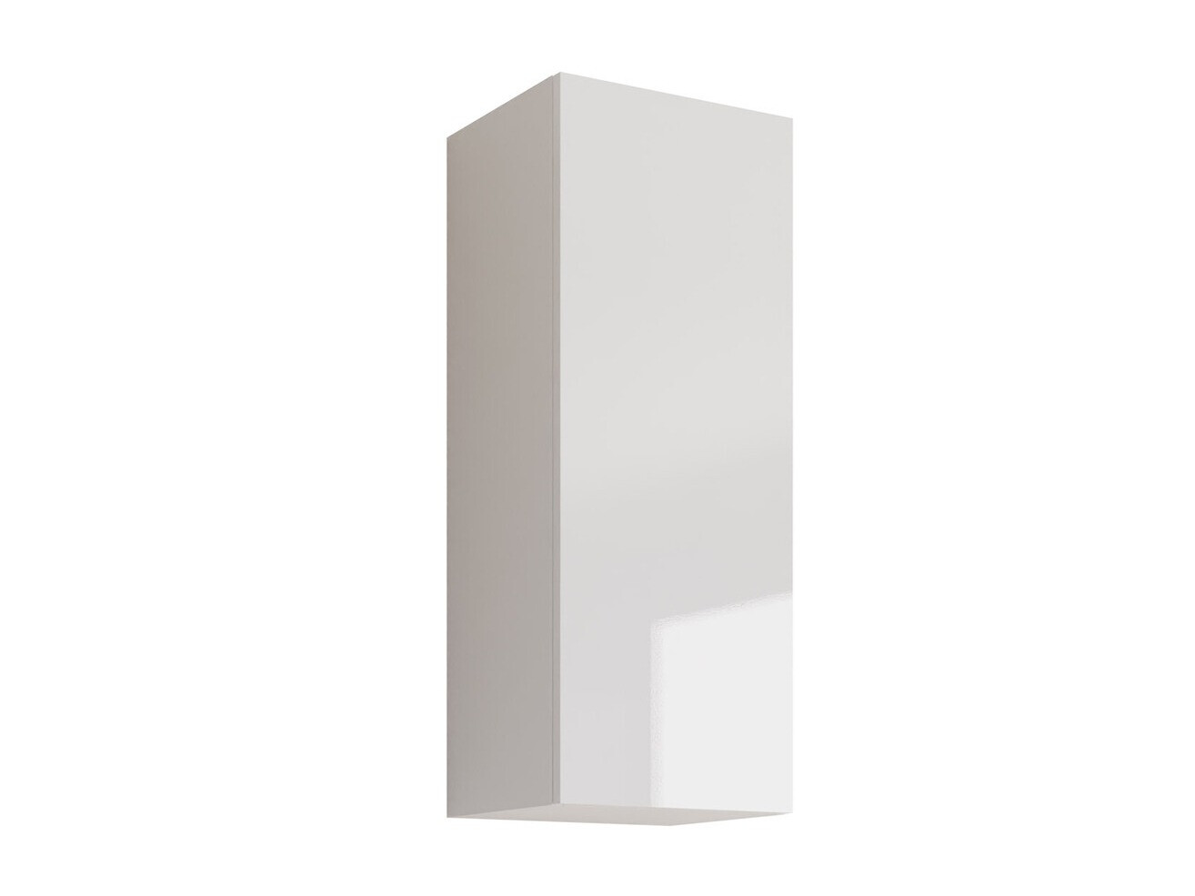 Hängeschrank Vilrin VI (Weiß + Weiß glänzend)