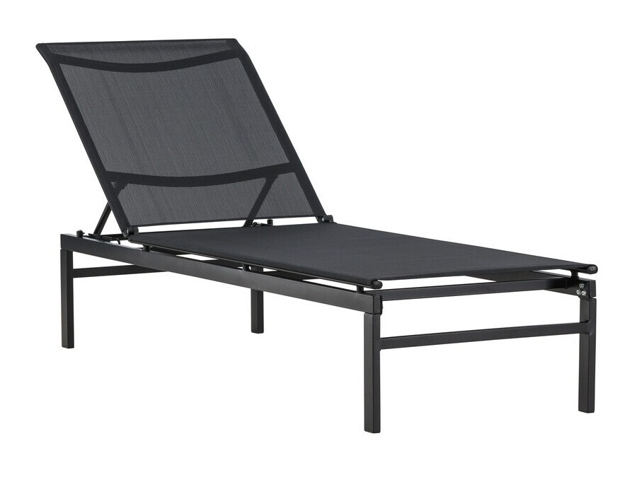 Garten-Loungesessel Dallas 4834 (Schwarz)
