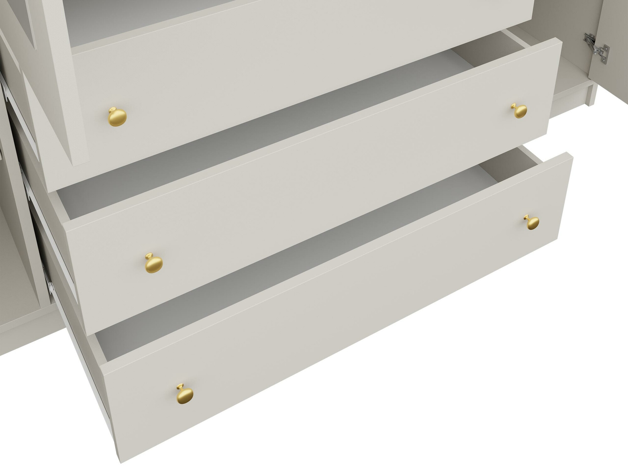 Kleiderschrank Musum I (Weiß)