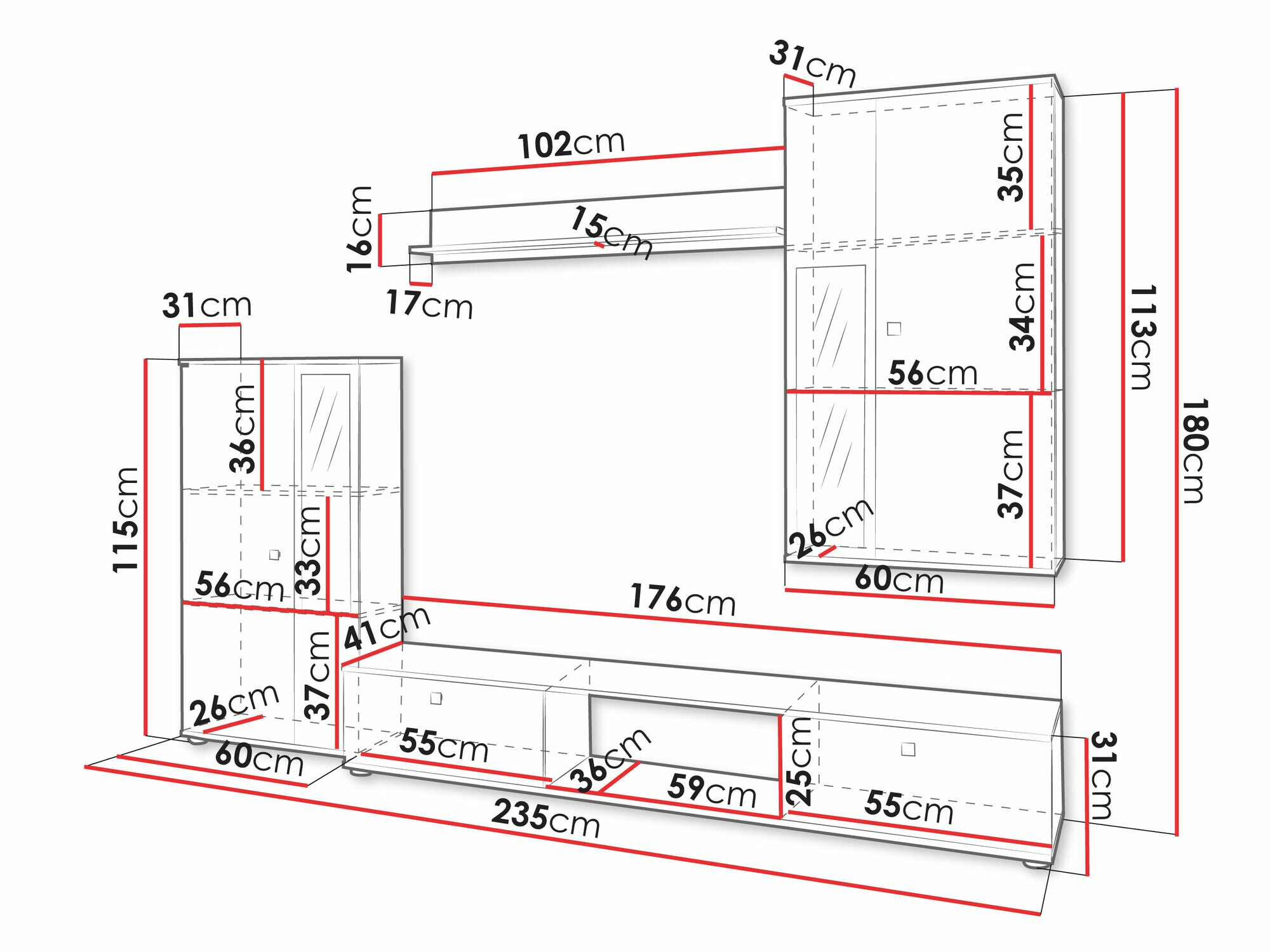 Wohnzimmer-Sets Studio