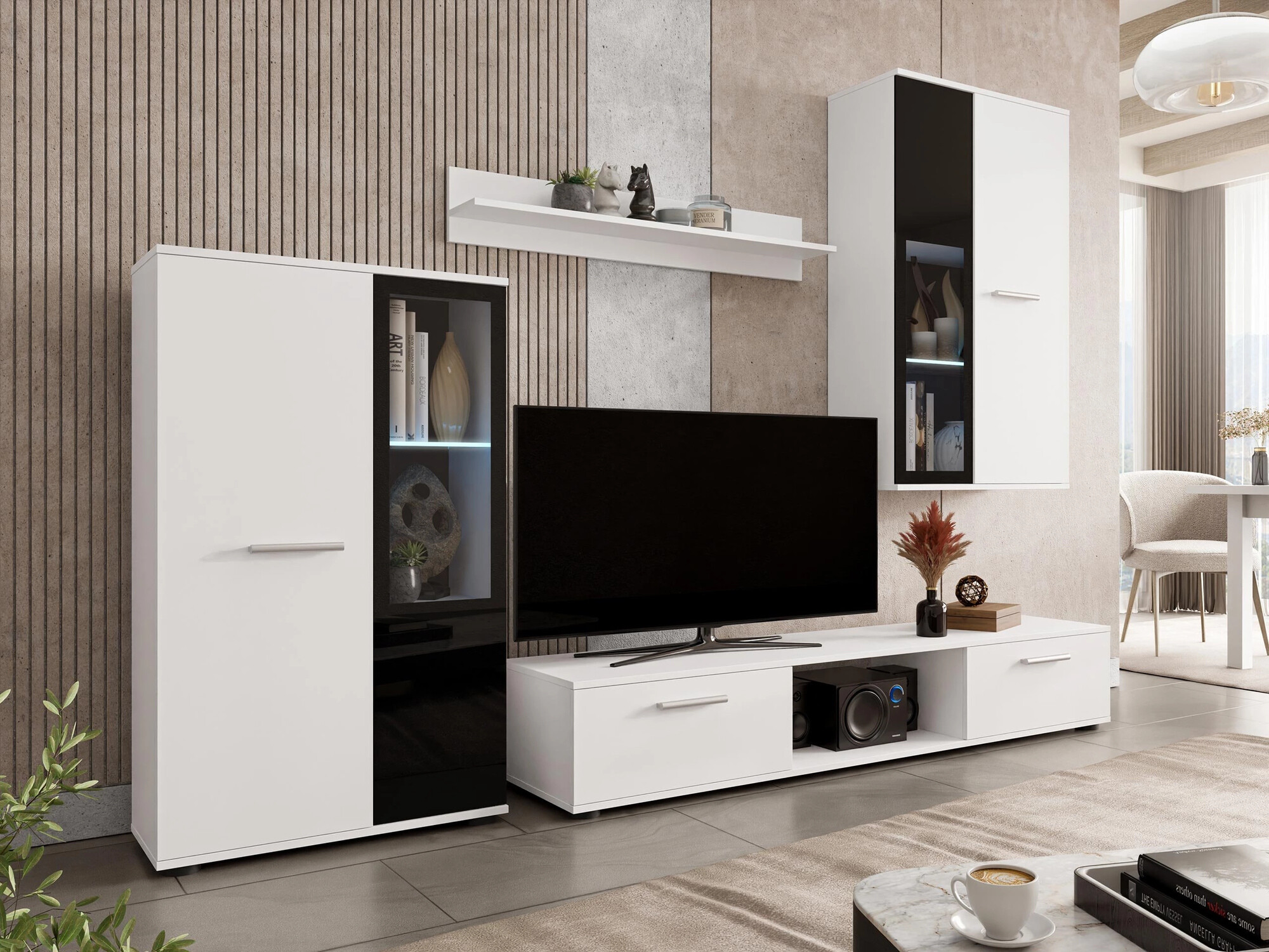Wohnzimmer-Sets Genio (Weiß)